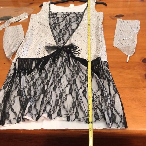 1920’s Silver Flapper Costume - Picture 9 of 12